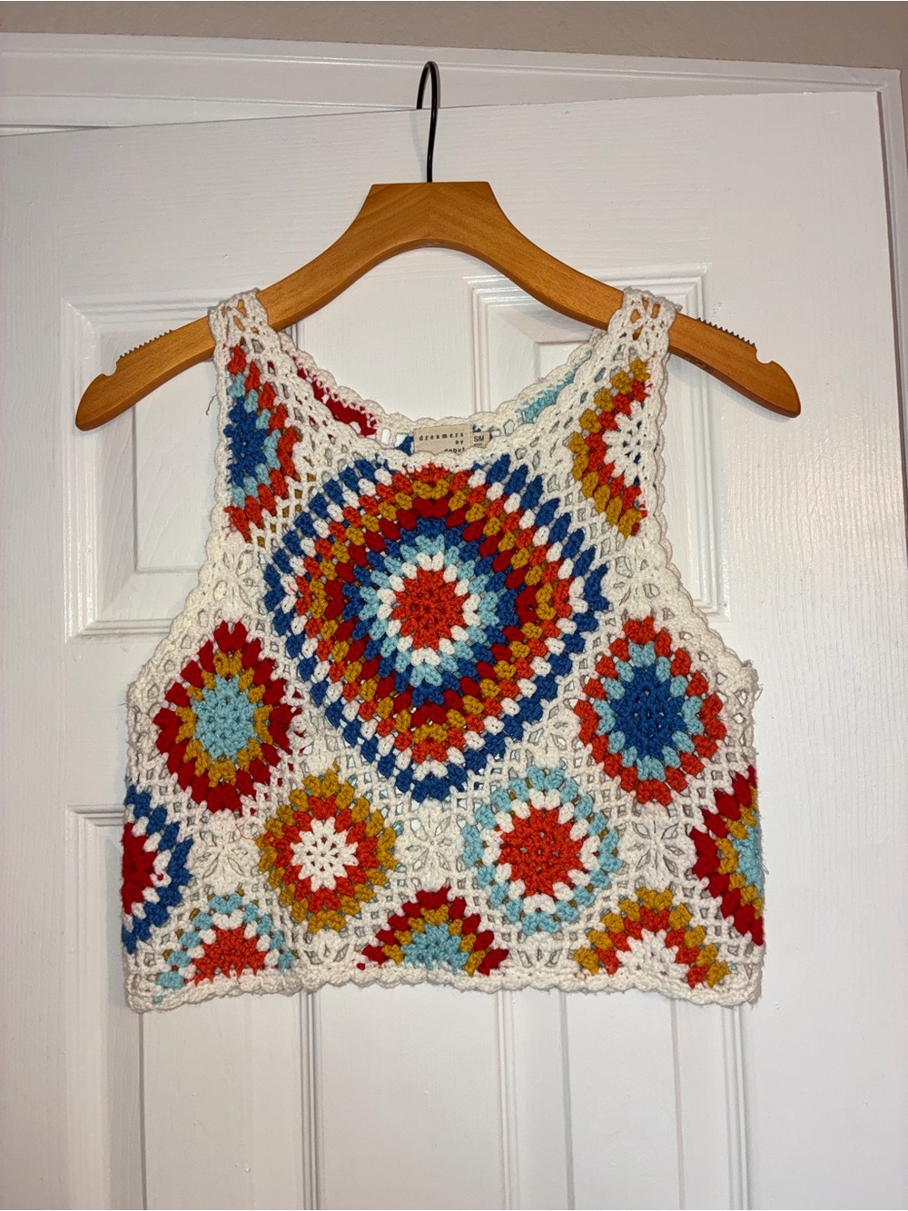 Altar’d State Crochet Multicolor Tank Top